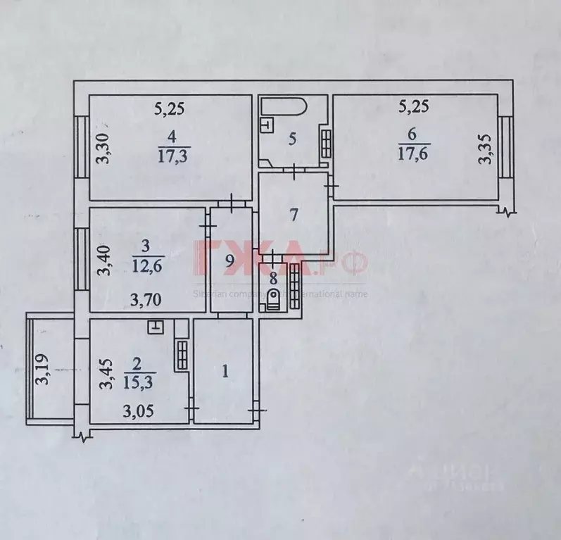 3-к кв. Саха (Якутия), Нерюнгри ул. Строителей, 1 (87.1 м) - Фото 2