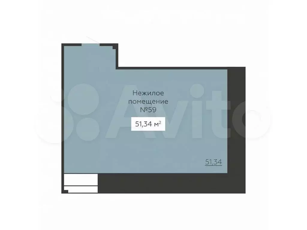 Продам помещение свободного назначения, 51.34 м - Фото 0