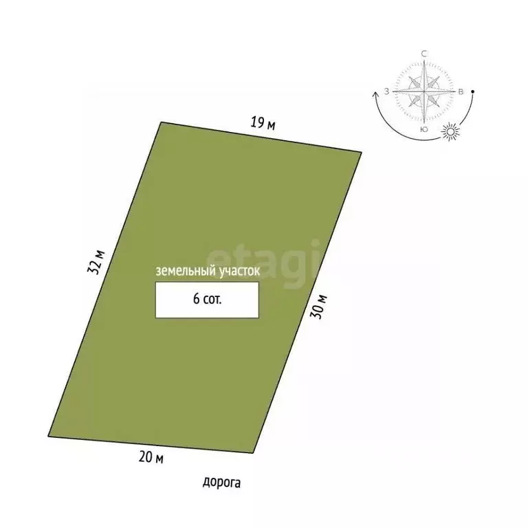 Участок в Пермский край, Пермь Южный берег кп, 10 (12.0 сот.) - Фото 2