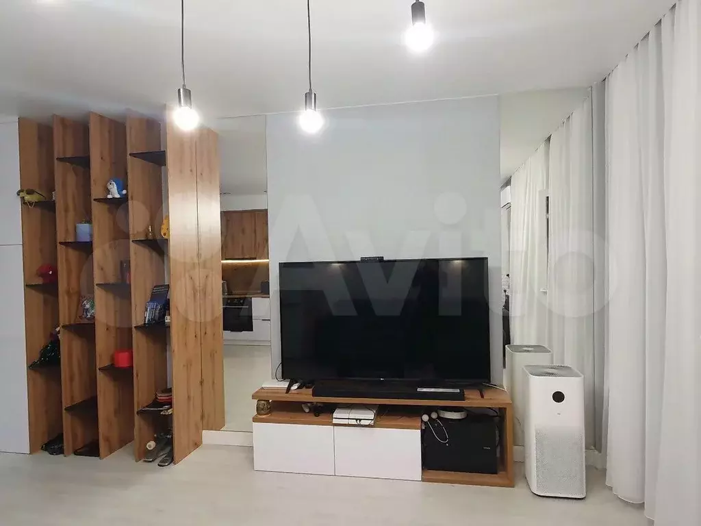 Квартира-студия, 42 м, 24/25 эт. - Фото 1