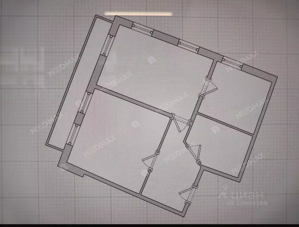 2-к кв. Санкт-Петербург ул. Оптиков, 47к1 (63.8 м) - Фото 2