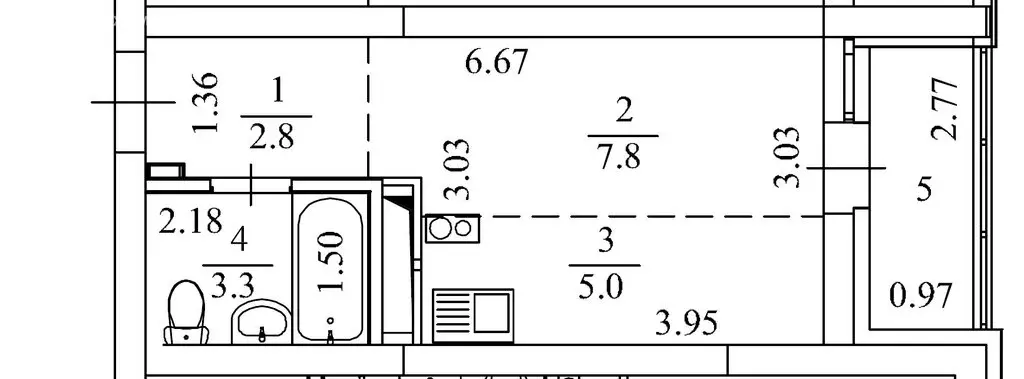 Квартира-студия: Екатеринбург, улица Учителей, 33/1 (18.9 м) - Фото 1