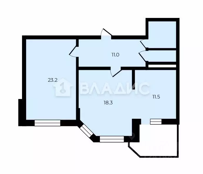 2-к кв. Московская область, Пушкино Серебрянка мкр, 46 (73.0 м) - Фото 2