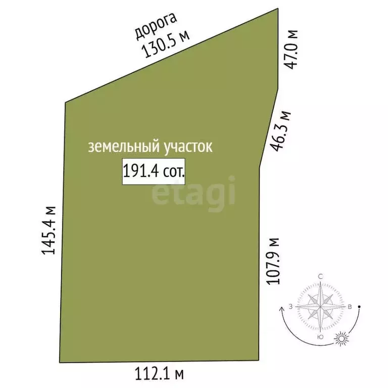 Участок в Крым, Симферопольский район, Перовское с/пос, с. Ключи  ... - Фото 2