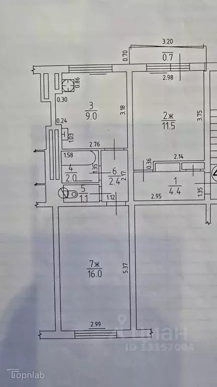 2-к кв. Калининградская область, Гурьевский муниципальный округ, пос. ... - Фото 2