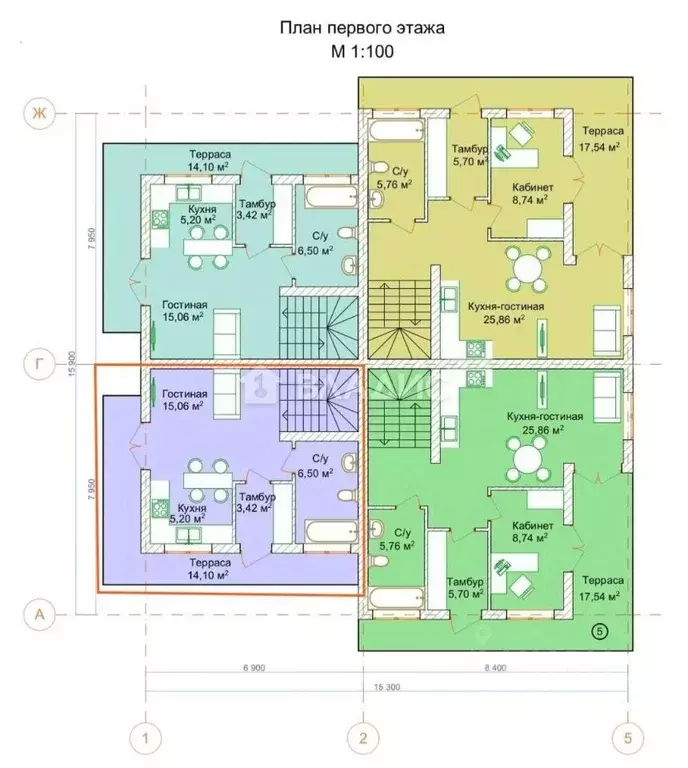 Таунхаус в Калининградская область, Гурьевский муниципальный округ, ... - Фото 2