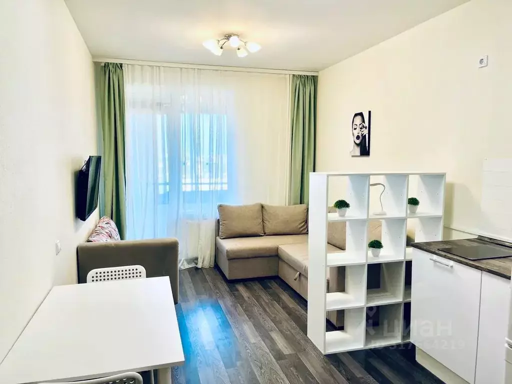 Студия Санкт-Петербург ул. Парфеновская, 14к1 (27.0 м) - Фото 0