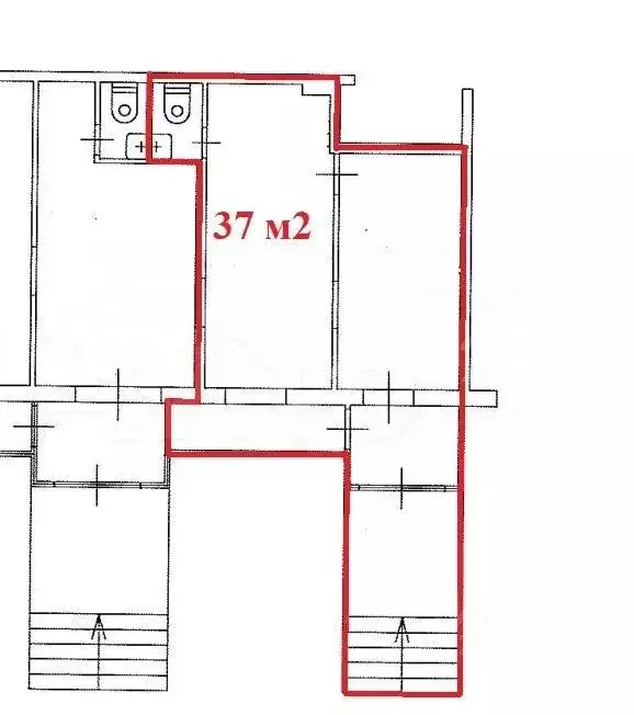 Помещение свободного назначения в Москва Енисейская ул., 17К1 (37 м) - Фото 1