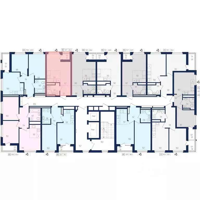1-к кв. Башкортостан, Уфа ул. Евгения Столярова, 13 (24.9 м) - Фото 2