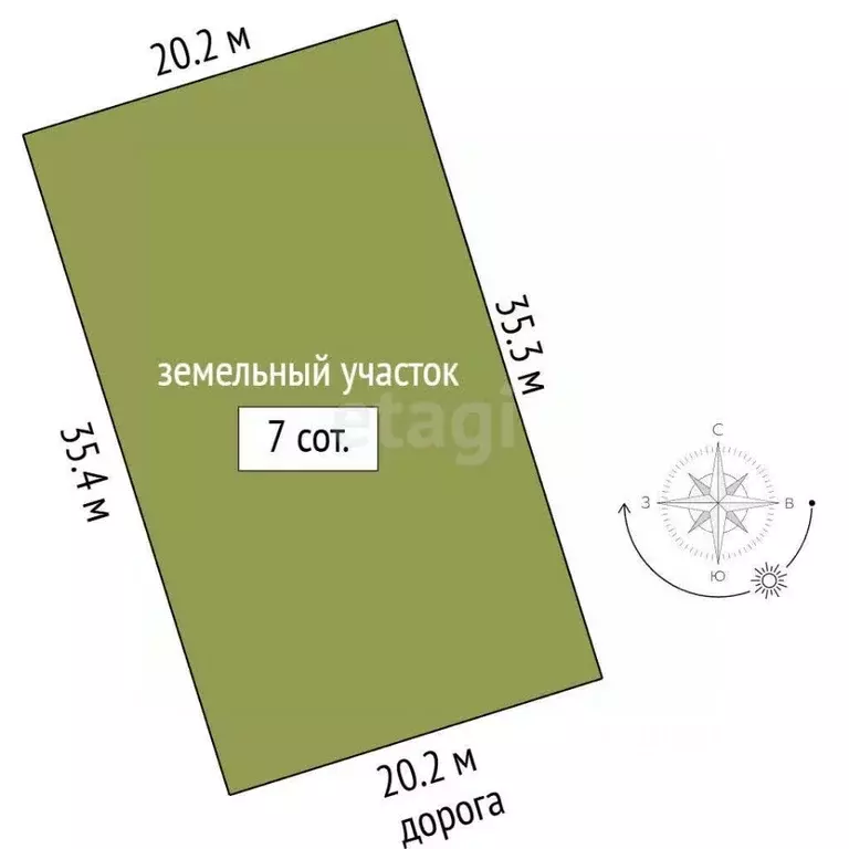 Участок в Крым, Бахчисарай ул. Альминская (7.0 сот.) - Фото 2