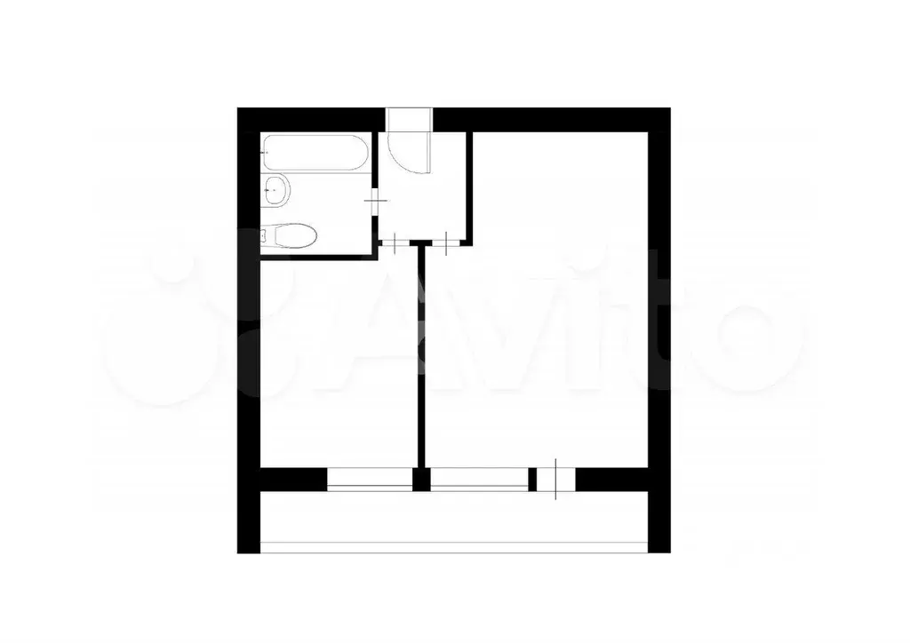 1-к. квартира, 35 м, 3/16 эт. - Фото 1