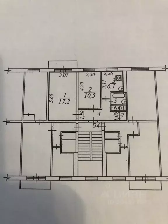2-к кв. Коми, Сыктывкар ул. Морозова, 35/1 (43.8 м) - Фото 1