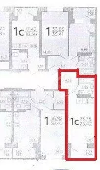 Квартира-студия: Воронеж, Московский проспект, 42/1 (24 м) - Фото 1