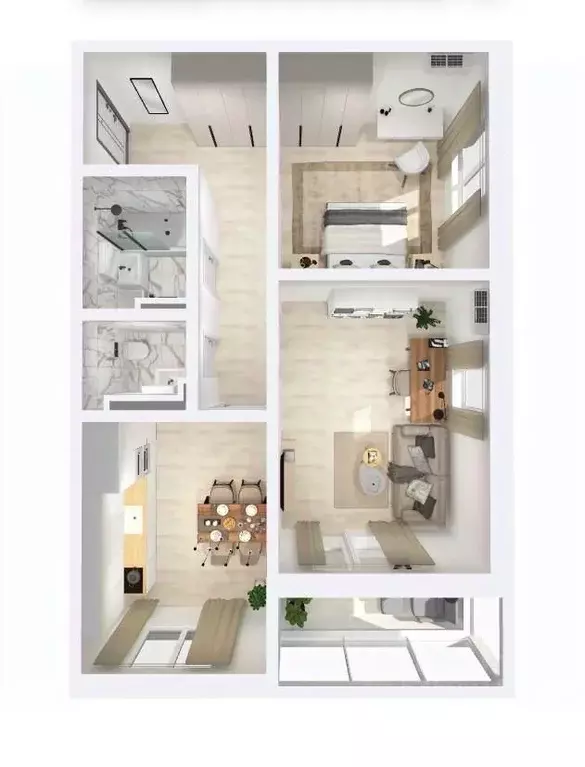 2-к кв. Карелия, Петрозаводск Перевалка-2 тер., Университетский ... - Фото 0