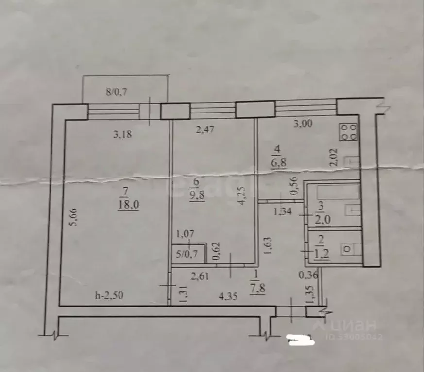 2-к кв. Забайкальский край, Чита Набережная ул., 78А (46.3 м) - Фото 1