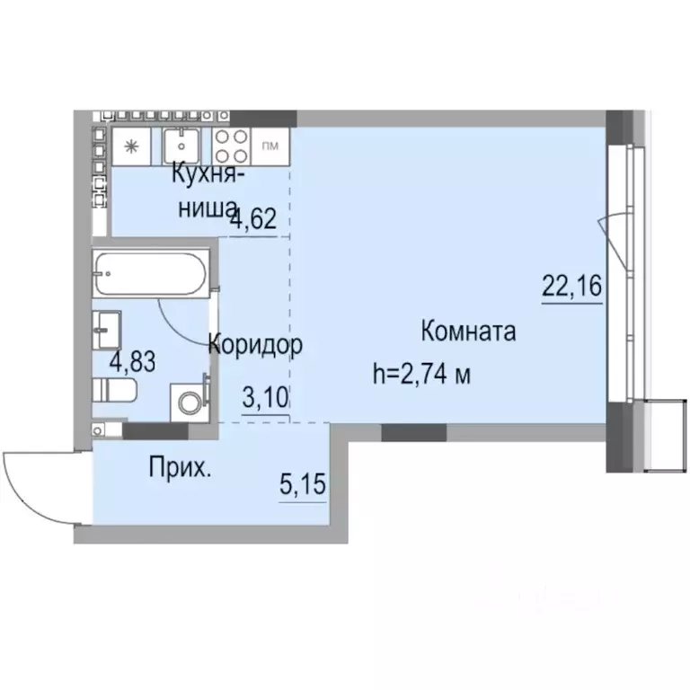 Студия Удмуртия, Ижевск ул. Лихвинцева, 17 (40.2 м) - Фото 0