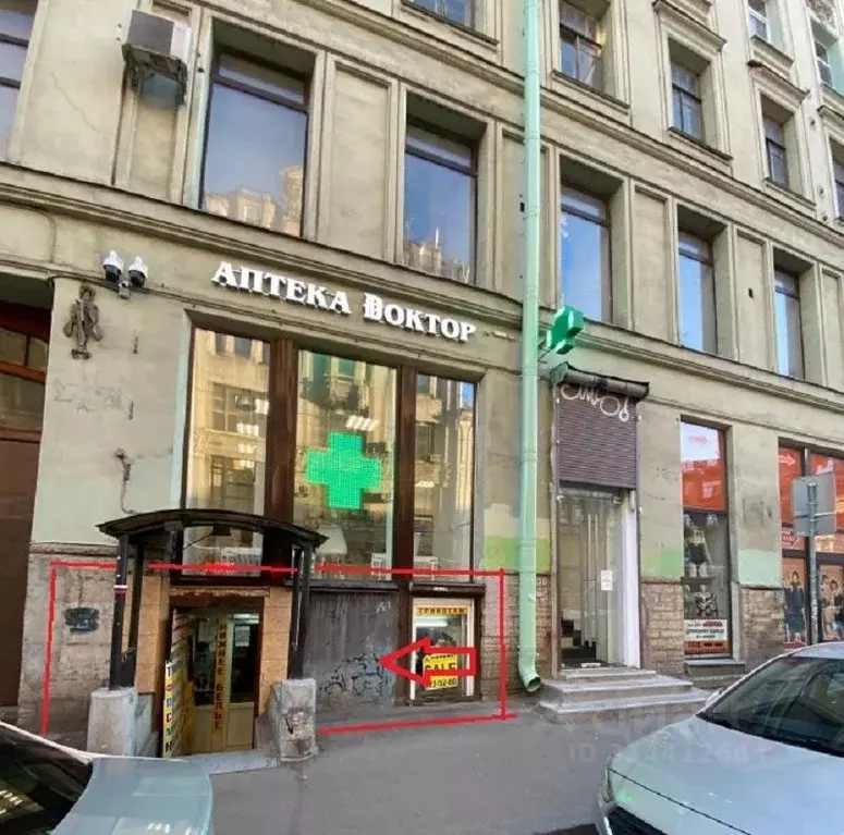 Торговая площадь в Санкт-Петербург пер. Апраксин, 1 (58 м) - Фото 1