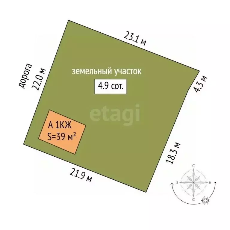 Дом в Тюменская область, Тюмень Изобилие СНТ, ул. Северная (39 м) - Фото 2