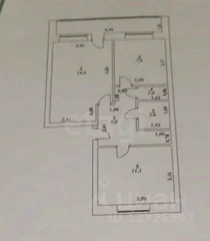 2-к кв. Саратовская область, Петровск ул. Куйбышева, 1 (46.0 м) - Фото 2