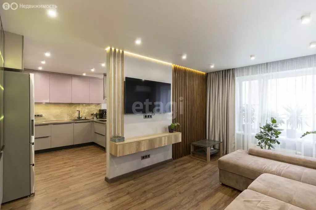 3-комнатная квартира: Тюмень, улица Николая Ростовцева, 24 (91.6 м) - Фото 0