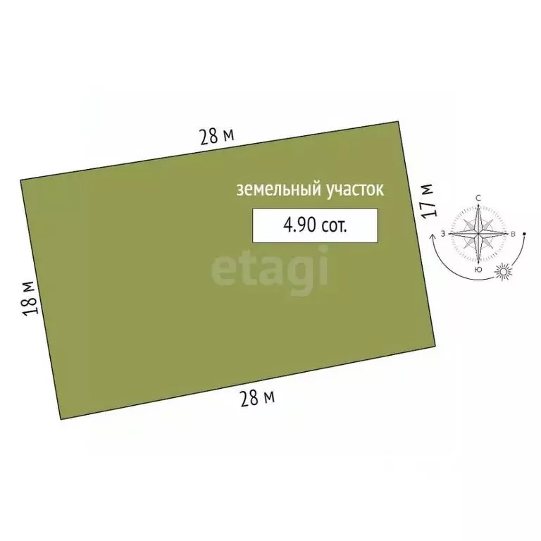 Участок в Новосибирская область, Новосибирск Каширская ул., 16 (4.9 ... - Фото 0