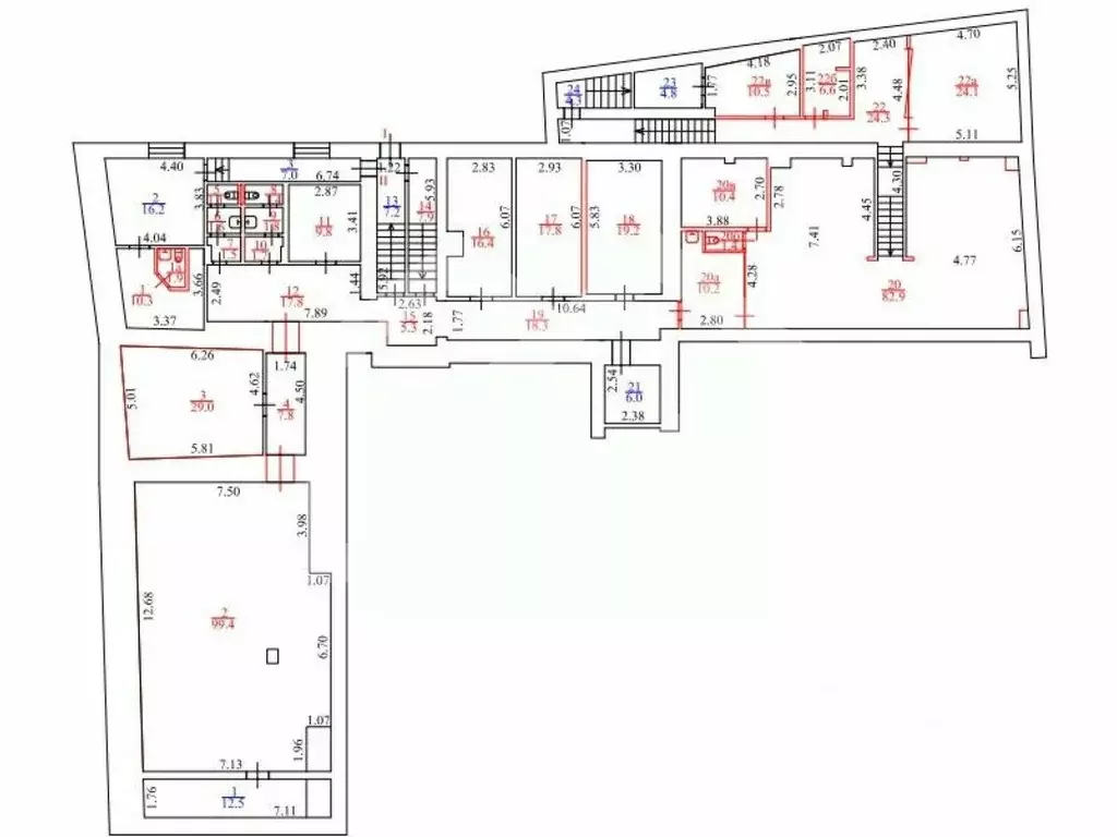 Помещение свободного назначения в Москва Большой Каретный пер., 20С3 ... - Фото 2