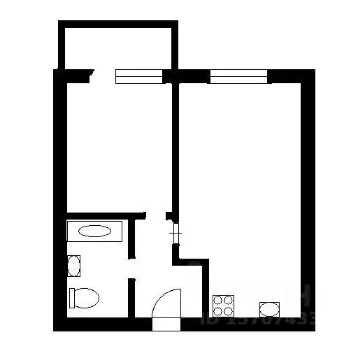 1-к кв. Санкт-Петербург просп. Народного ополчения, 149 (36.0 м) - Фото 2