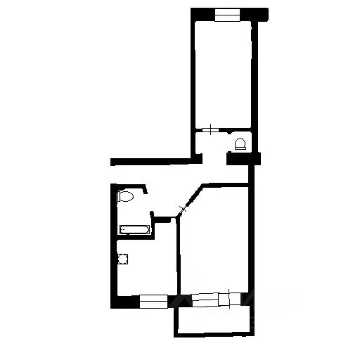 2-к кв. Севастополь ул. Лобанова, 18А (47.0 м) - Фото 1