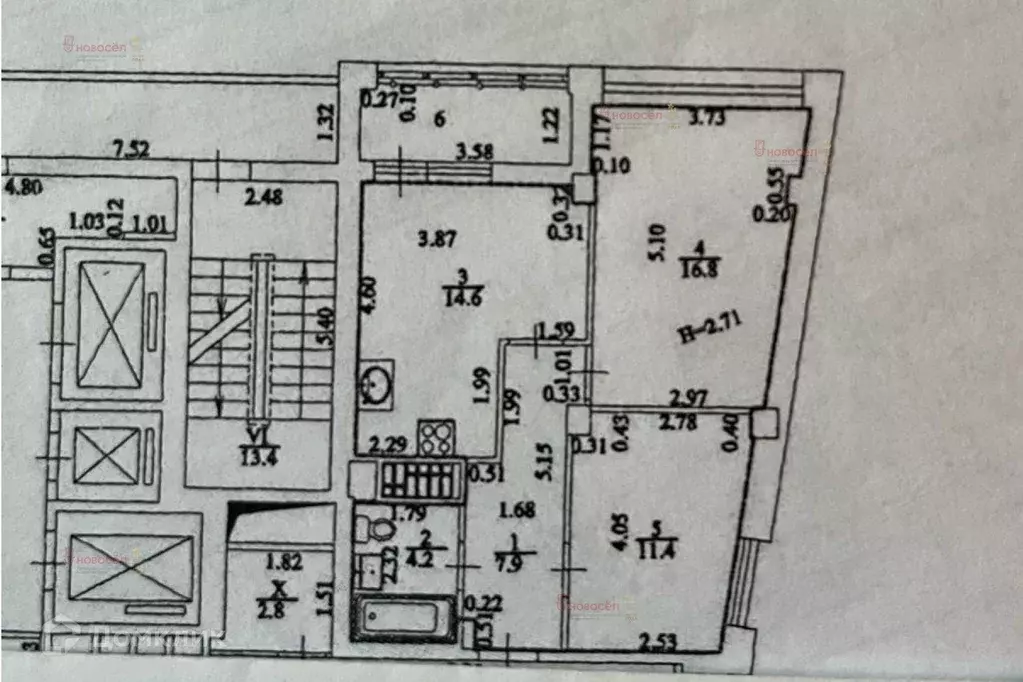 Продаётся 2-к квартира, 55 м - Фото 0