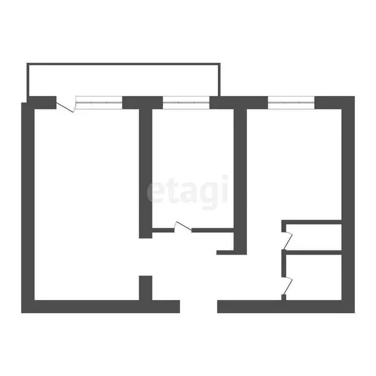 2-комнатная квартира: Улан-Удэ, улица Шумяцкого, 3 (50 м) - Фото 1