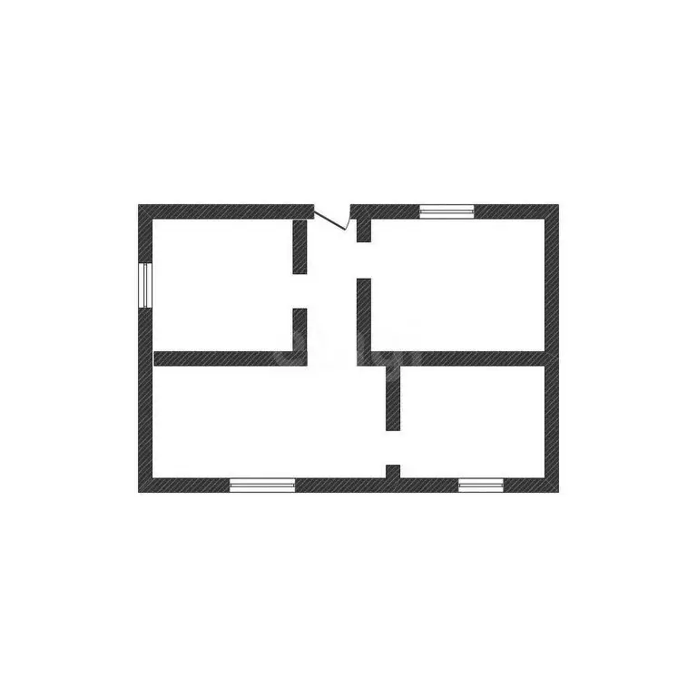 Дом в село Мартыново, Молодёжная улица (49.3 м) - Фото 1