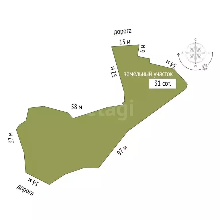 Участок в Республика Крым, муниципальный округ Ялта, посёлок ... - Фото 1