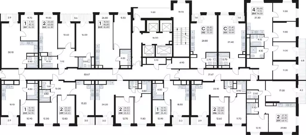 1-к кв. Приморский край, Владивосток ул. Карбышева, 22Б (46.61 м) - Фото 2
