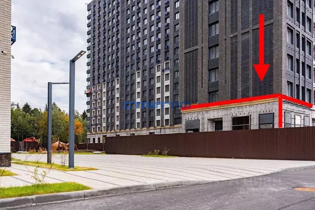 Торговая площадь в Московская область, Одинцово Каштановая Роща жилой ... - Фото 1