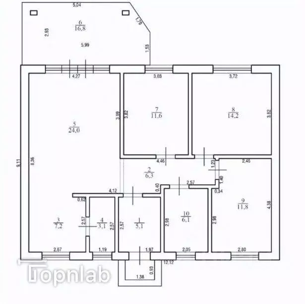 Дом в Калининградская область, Гурьевский муниципальный округ, пос. ... - Фото 1