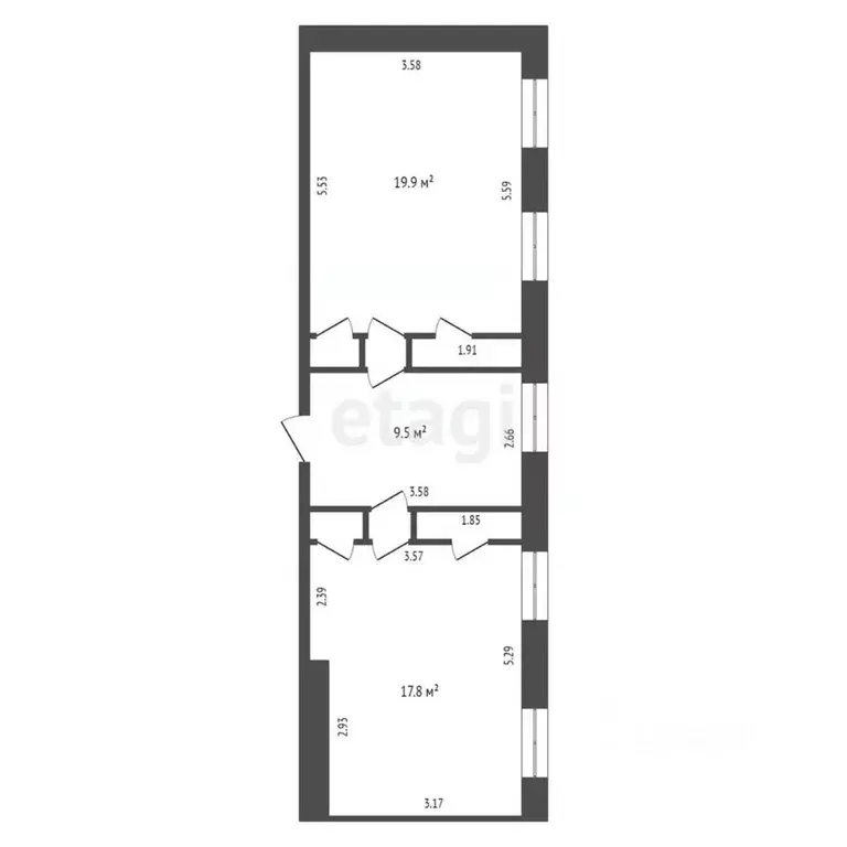 Офис в Тамбовская область, Тамбов Коммунальная ул., 42/8 (52 м) - Фото 2