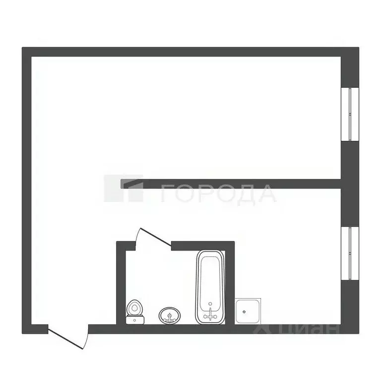 1-к кв. Алтайский край, Барнаул ул. Чеглецова, 20 (33.0 м) - Фото 1