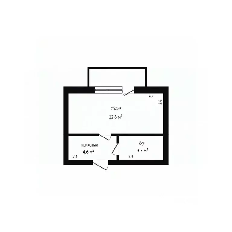 Студия Дагестан, Дербент ул. Содружества, 4 (24.0 м) - Фото 2