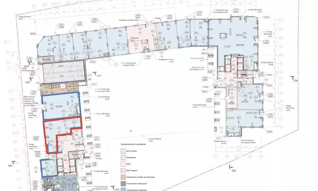 Помещение свободного назначения в Москва Юту жилой комплекс (103 м) - Фото 2