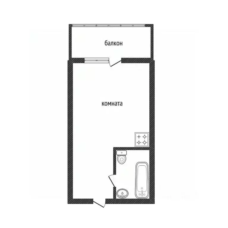 Студия Краснодарский край, Краснодар Имени Демьяна Бедного жилмассив, ... - Фото 0