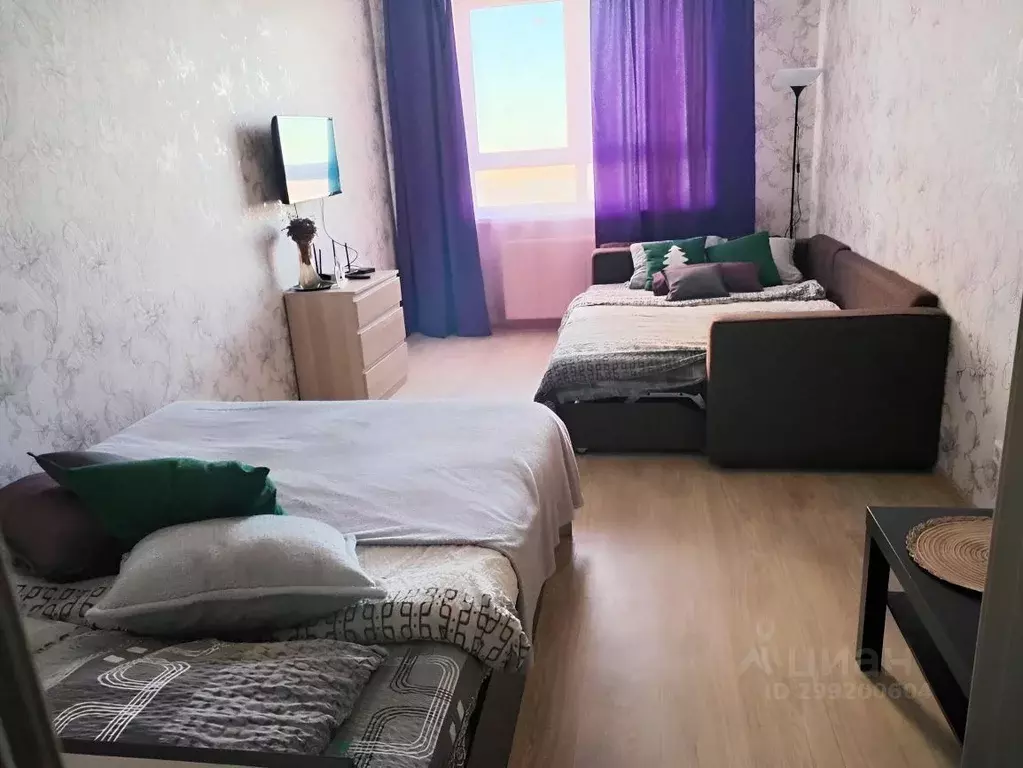 1-к кв. Нижегородская область, Нижний Новгород просп. Гагарина, 101к2 ... - Фото 1