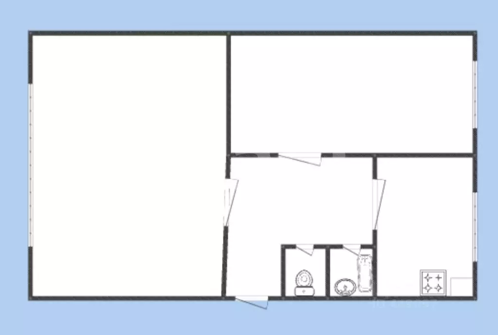2-к кв. Смоленская область, Ярцево ул. Максима Горького, 28К3 (45.9 м) - Фото 2