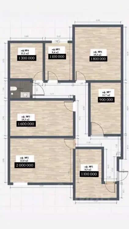 Офис в Иркутская область, Иркутск ул. Маршала Конева, 38/2 (12 м) - Фото 1