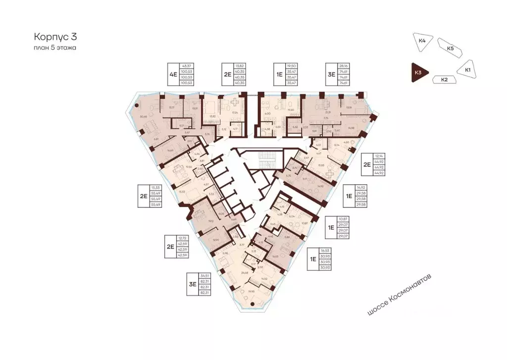 2-к кв. Пермский край, Пермь ш. Космонавтов, 10 (40.35 м) - Фото 2