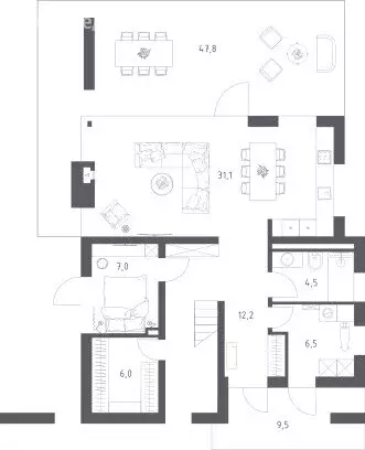 Дом в Тверская область, Калининский муниципальный округ, загородный ... - Фото 1