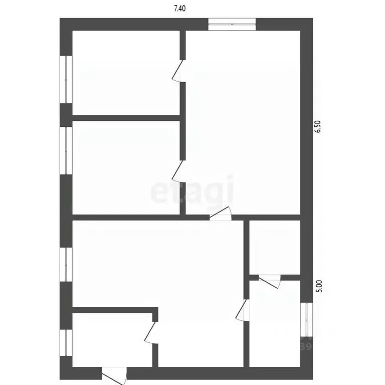 Дом в Тюменская область, Ялуторовск ул. Блюхера (60 м) - Фото 0