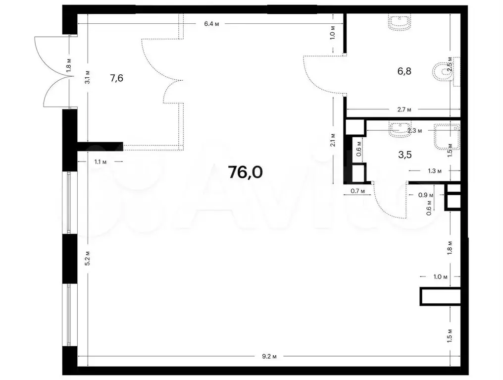 Продам помещение свободного назначения, 76 м - Фото 0