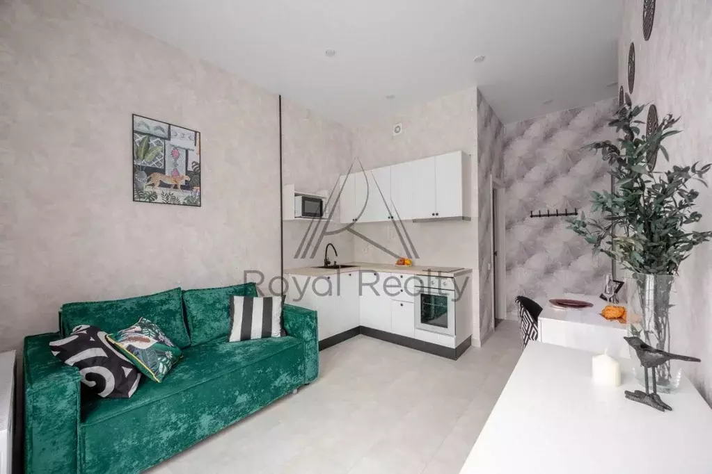 Студия Санкт-Петербург ул. Шкапина, 15 (20.0 м) - Фото 1