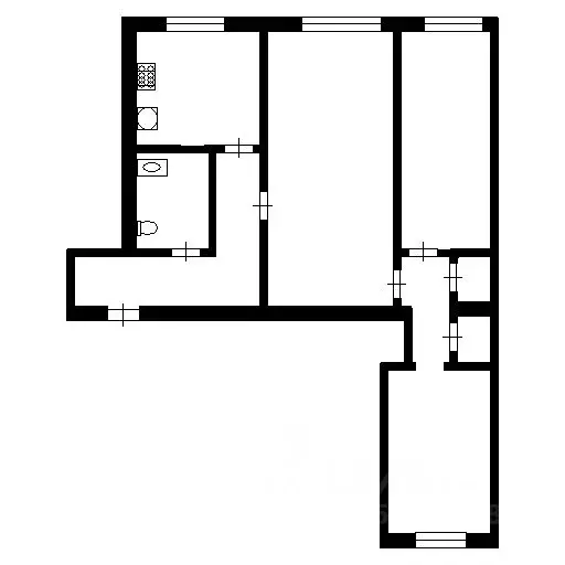 3-к кв. Владимирская область, Муром Муромская ул., 4 (57.0 м) - Фото 2
