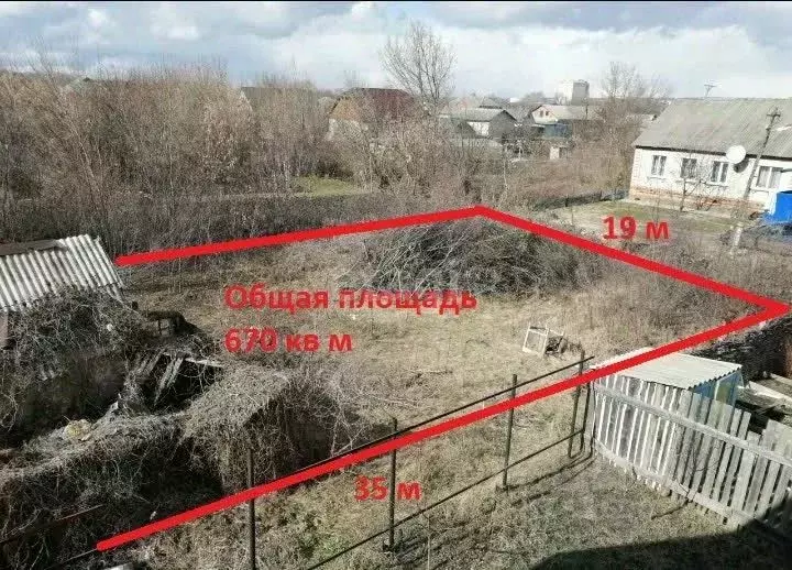 Участок в Белгородская область, Валуйки ул. Островского (6.7 сот.) - Фото 0